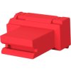 Insulating housing for 6.35 mm, 1 pole, nylon, UL 94V-0, red, 1969657-2