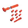 Zestaw nasadek rozmiar napędu 3/8 in elementy: 1 ITL Insulated Tools Ltd Standardowy Certyfikat VDE/1000 V typ napędu