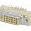 Złącze DVI-I gniazdo MicroCross DVI PIN 29 złocony THT 74320-1000