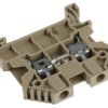Kostka zaciskowa na szynie DIN RS PRO poziomy: Pojedynczy 22 → 11AWGŚruba raster: 6.1mm 40A 1 kV