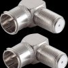 BS15-300414 2x F-Quick F jack to F socket angle adapter