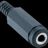 137606 Jack socket, 3,5mm Mono, plastic