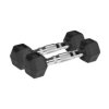 Hantle żeliwne gumowane HEX 2x1 kg REBEL ACTIVE