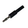 10A Banana 4mm Male to 2mm Female Adapter ADA 1056-BK, Black