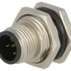 Złącze M12, męskie, PIN:5, gniazdo, proste, 60V M12A-05PMMP-SF8001