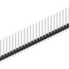 Pin header, 30 pole, pitch 2.54 mm, straight, black, SLLP119030Z