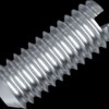 Threaded pin, slotted, M5, 5 mm, steel, galvanized, DIN 551/ISO 4766, 001.10.511