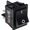 Przełącznik kołyskowy Wł.-wył. Nie 20 A DPST Czarny Molveno