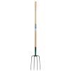 Draper 63579 4 Prong Manure Fork with Wood Shaft