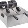 Tristar FR-6937 Frytkownica podwójna z zimną strefą 6 l 2x 1800 W srebrny (matowy)