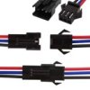 KOMPLET ZŁĄCZ JST 2.54mm 3-pin GNIAZDO + WTYK Z KABLEM 3X 19CM (PLKAB-JST-3)