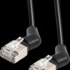 TI 53-0,5 Patch cable, Cat.6a, U/FTP, 0.5 m, black