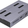Unitek USB4 4-kieszeniowa stacja dokująca/ klonująca M.2 SSD