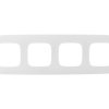 VALENA ALLURE Ramka poczwórna biały 754304