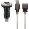 USB szeregowych RS232 mini, Przezroczysty Wtyk USB 2.0 (typ A) Wtyk...