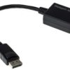 Kabel Kvm, Dł. 150Mm - Męskie Displayport - Żeńskie Vga, Kolor: Czarny, Rs Pro