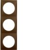 Integro Flow Ramka 3 potrójna brąz 918192511 HAGER