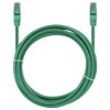 Patchcord S/FTP kat.6A PiMF kabel sieciowy LAN 2x RJ45 linka LSOH zielony 1m NEKU