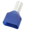 Końcówka tulejkowa izolowana 2 x 0.75mm² długość 8mm Niebieski średnica 2.1mm Izolowane RS PRO