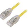 Stp28x2myl Patch Cord F/Utp,Tx6a-28™ 6A Drut Cu Lszh Żółty 2M 28Awg