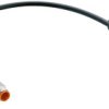 RST 4-RKWT/LED P 4-225/0,6 M złącze M12 męskie 4 stykowe proste + złącze M12 4 stykowe żeńskie kątowe z LED, PUR 4x0,34mm2, dł.