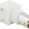 BNC panel socket 50 Ω, solder connection, angled, 031-5431