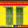 Płytka drukowana QFN32 / QFN40