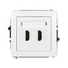 DECO Mechanizm gniazda podwójnego HDMI 2.1, 8K biały DHDMI-6