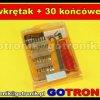 Zestaw wkrętaków TORX / rączka / 30 końcówek / pęseta