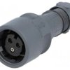 Złącze okrągłe wtyk żeńskie PIN: 3 16A 277V Buccaneer 6000 PXP6010/03S/ST/0507