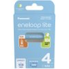 Eneloop 52361199 Lite AAA Rechargeable Battery 550mAh 4pieces NiMH 1.2V