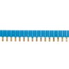 Mostek grzebieniowy 20-torowy 36A 250V niebieski do zacisków A1 lub A2 093.20