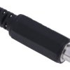 RS PRO Wtyczka DC DC Wtyk DC średnica zew: 5.5 mm OD Kabel 1A średnica wew: 2.5 mm 12.0 V 44.0 mm Nikiel