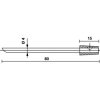 Replacement mandrel, for three-pronged pliers, 621-60810, package with 3 pieces