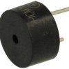 Buzzer elektromagnetyczny; HCM1012; 80 dB (d=0,1m); 8÷15V; 30mA; fi 10mm; 2,6kHz; przewlekany (THT); 5; ciągły; z generatorem; p