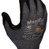 Rękawice robocze ATG Niebieski materiał: UHMWPE, Wolfram, Spandex, Nylon, Poliester 240 mm Ochrona przed przecięciem