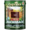 Cuprinol 5092442 Ducksback 5 Year Waterproof for Sheds & Fences Autumn Brown 5L