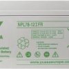 Akumulator ołowiowy Yuasa NPL78-12 YUANPL78-12IFR, AGM, 12 V, 78 Ah