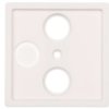 Berker Q.1/Q.3 Płytka Czołowa Do Gniazda Antenowego Rtv 2- I Potrójnego Biały...