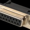 114-15-2-10-00-60 D-SUB socket, 15-pin, for IDC ribbon cable