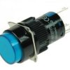 PRZYCISK LAS1-AY-11BL 12V CHWILOWY
