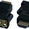 Adapter, HDMI plug (type A) to DVI socket (24+1), black, EB470V2