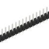 Pin header, 20 pole, pitch 2.54 mm, straight, black, 10053827