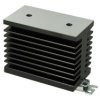 Radiator; GHS-8; do SSR 1-fazowych; z otworami; z uchwytem TS35 na szynę DIN; czerniony; 2,1K/W; 82mm; 45mm; 62mm; Greegoo
