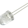 Dioda LED; S810TW4G-T; 10mm; biały; Światłość: 20000÷23000mcd; 30°; przezroczysta; 3,6V; 20mA; zimna biała; przewlekany (THT)