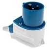 Złącze przemysłowe - zasilające 16A Wtyczka 230 V 3P Męski MENNEKES Niebieski Montaż na kablu IP44