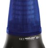 Sygnalizator 230 V AC Migające, stałe Niebieski Montaż na podstawie LED