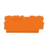 WAGO 2000-1492 0.7mm End and Intermediate Plate for 2000-1401 to 1412 Orange