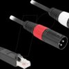 88173 XLR Audio Extender & Adapter, Cat. 5, 2 m