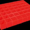 6000001817 Inset box A3, red, pack of 48